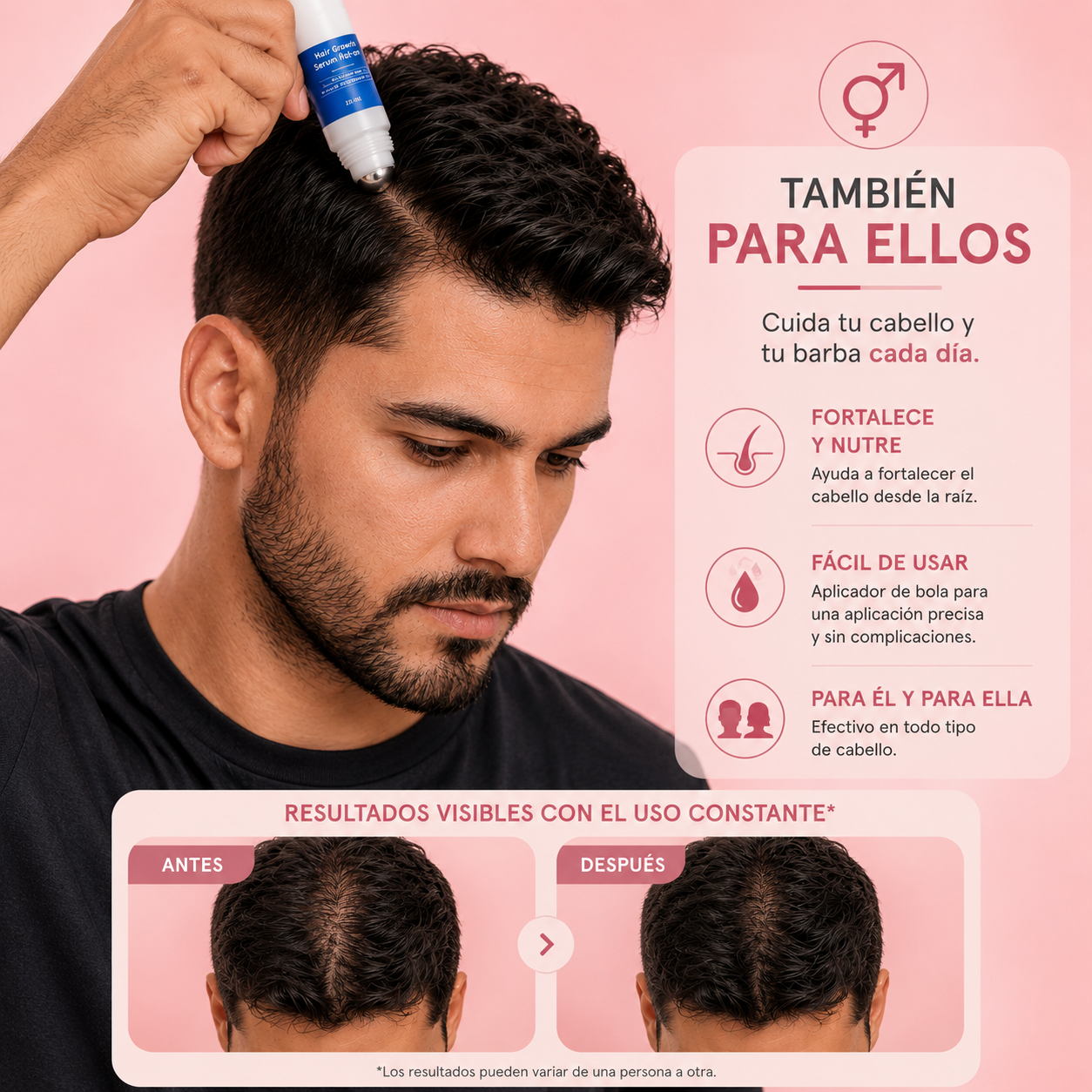 Sérum Capilar 4 en 1 con Romero